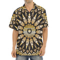 Thai Mandala Print Aloha Shirt