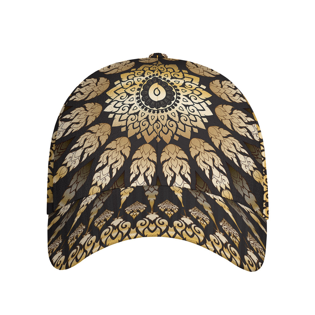 Thai Mandala Print Baseball Cap