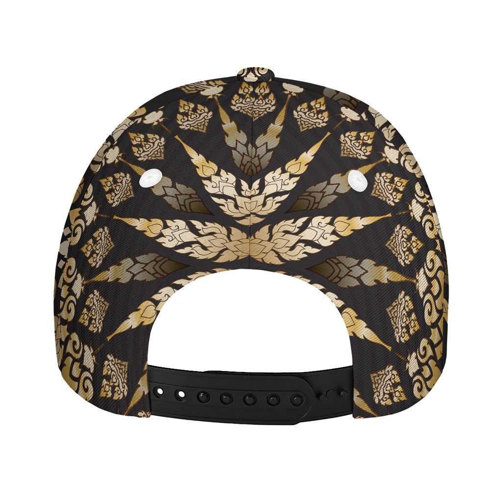 Thai Mandala Print Baseball Cap