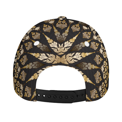 Thai Mandala Print Baseball Cap