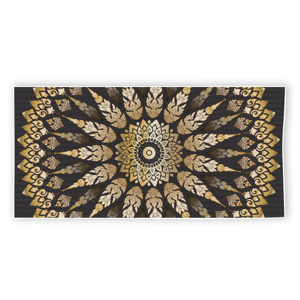 Thai Mandala Print Beach Towel