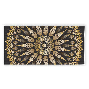 Thai Mandala Print Beach Towel