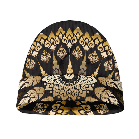 Thai Mandala Print Beanie
