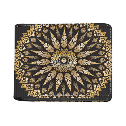 Thai Mandala Print Bifold Wallet