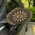 Thai Mandala Print Car Side Mirror Covers