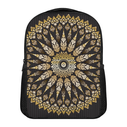 Thai Mandala Print Casual Backpack
