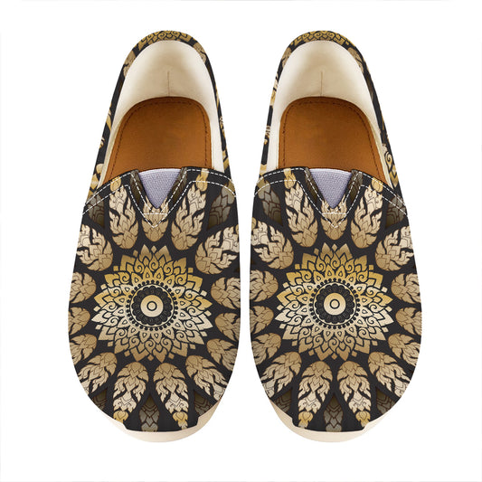 Thai Mandala Print Casual Shoes