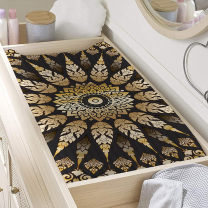 Thai Mandala Print Changing Pad Cover
