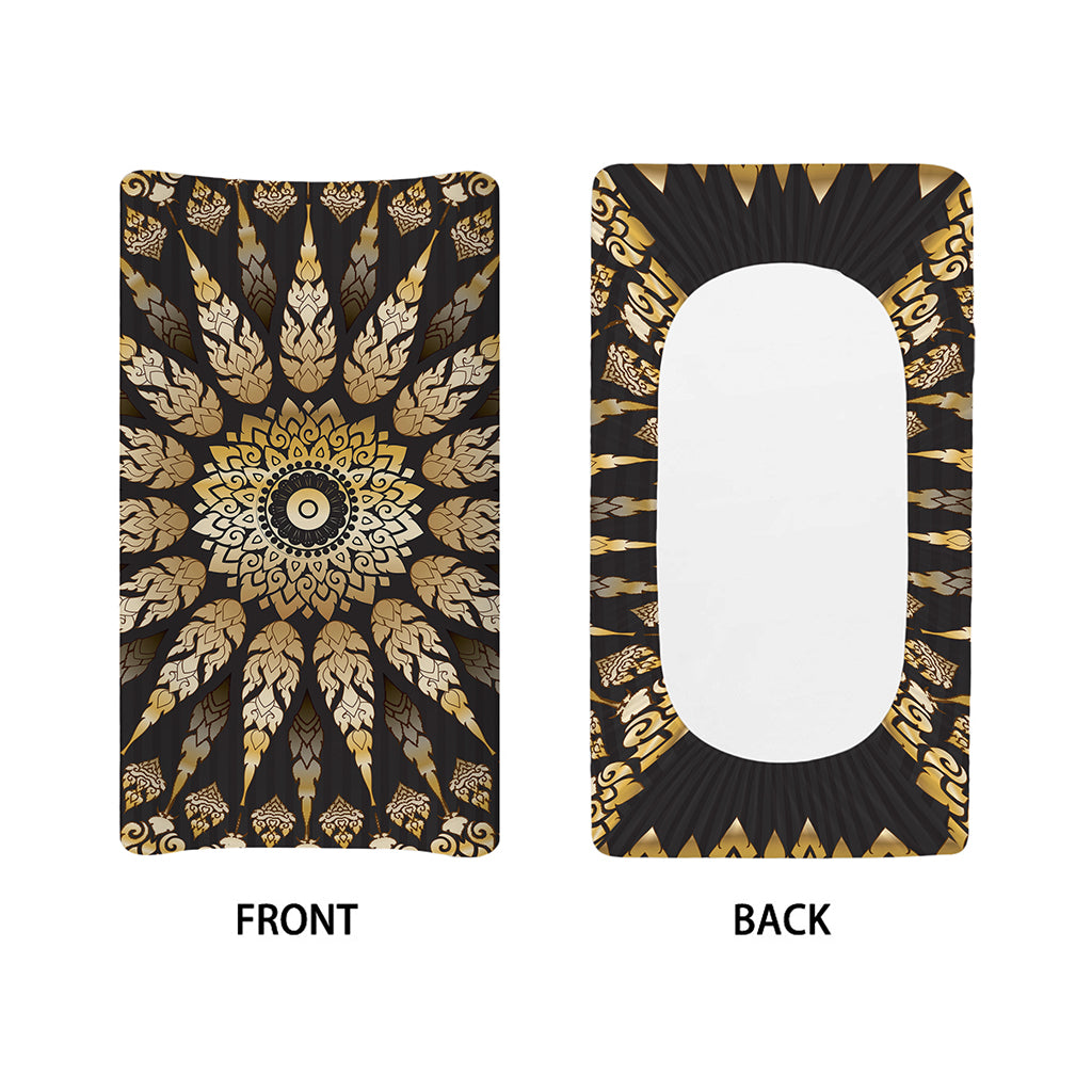 Thai Mandala Print Changing Pad Cover