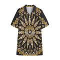 Thai Mandala Print Cotton Hawaiian Shirt