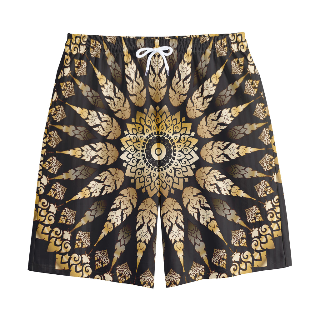 Thai Mandala Print Cotton Shorts