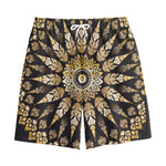 Thai Mandala Print Cotton Shorts