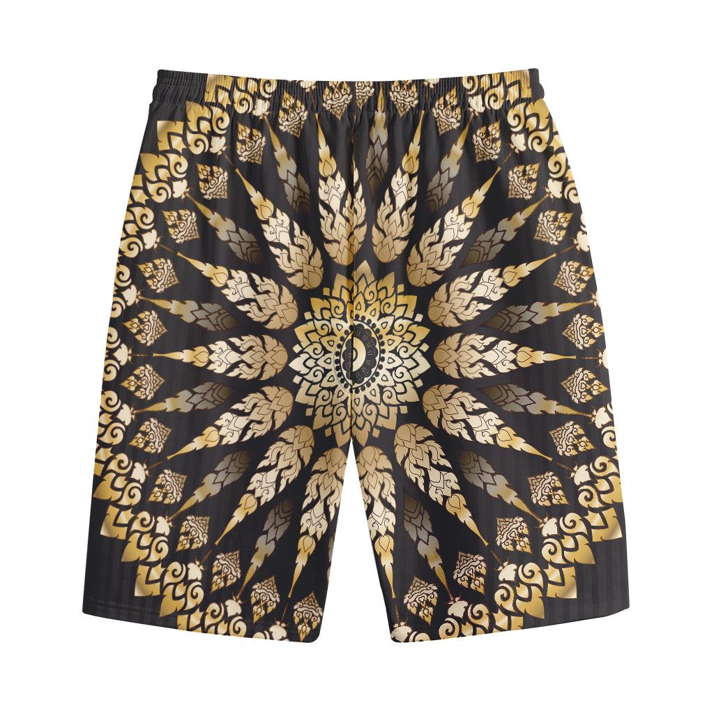Thai Mandala Print Cotton Shorts