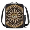 Thai Mandala Print Crossbody Lunch Bag