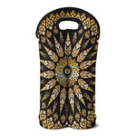 Thai Mandala Print Double Neoprene Wine Tote