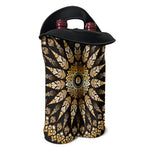 Thai Mandala Print Double Neoprene Wine Tote