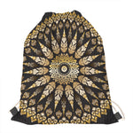 Thai Mandala Print Drawstring Bag