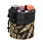 Thai Mandala Print Drawstring Makeup Bag
