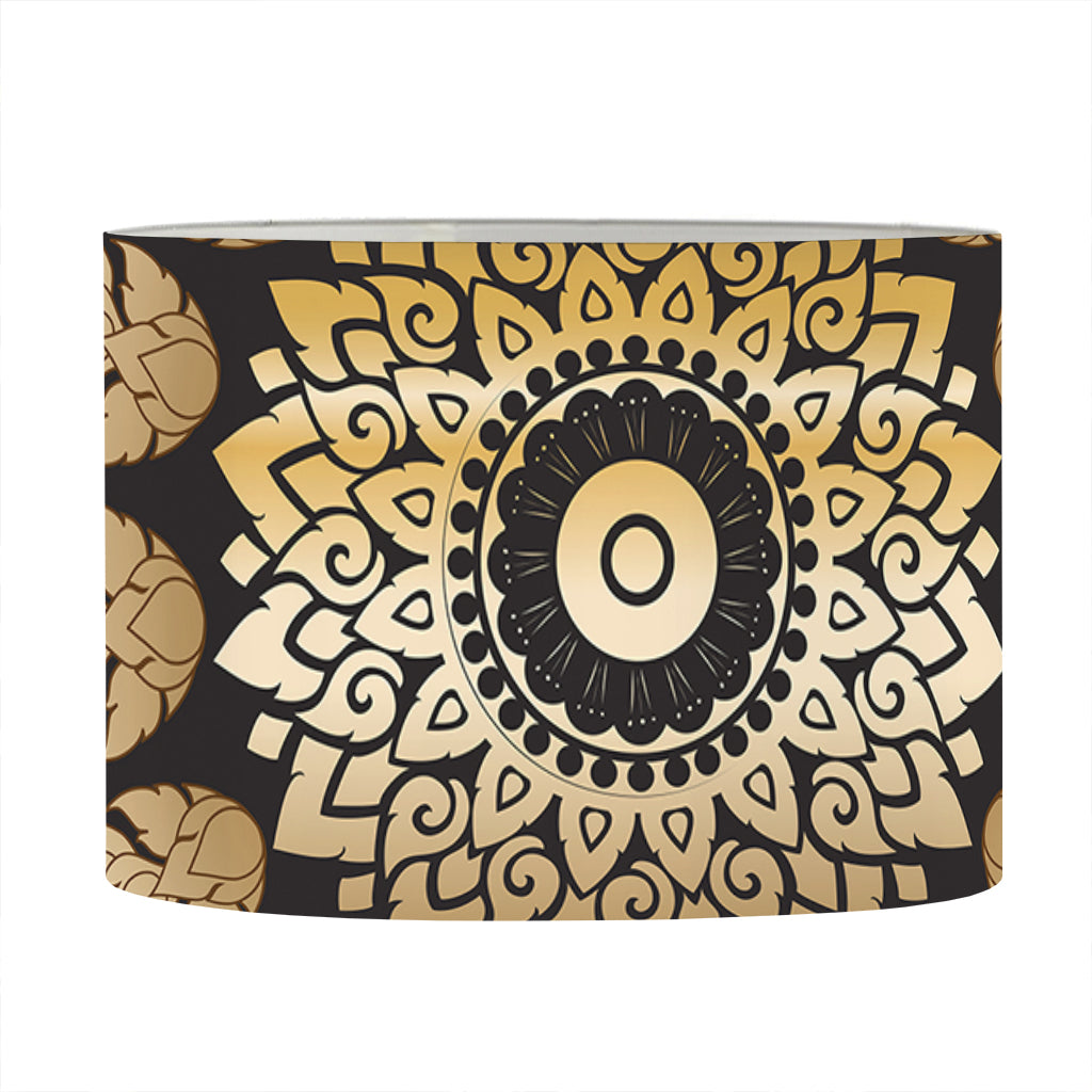 Thai Mandala Print Drum Lamp Shade