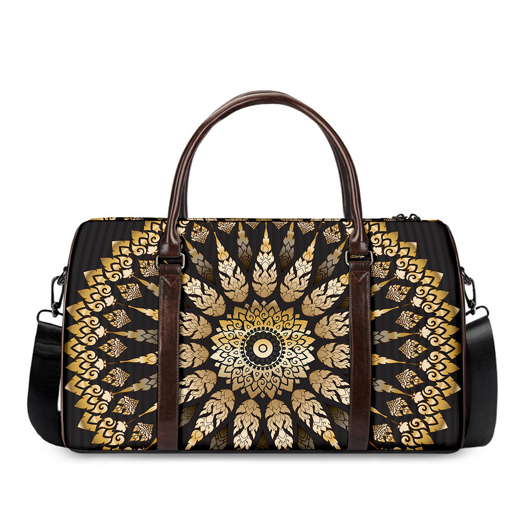 Thai Mandala Print Duffle Bag