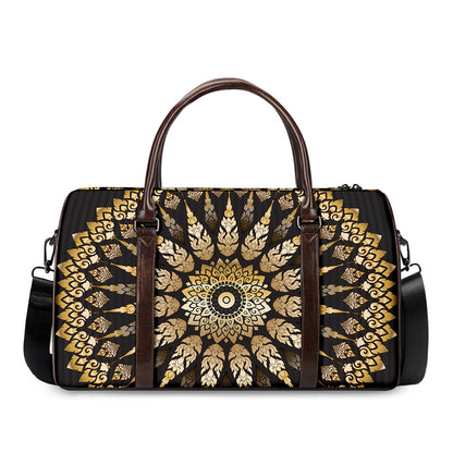 Thai Mandala Print Duffle Bag