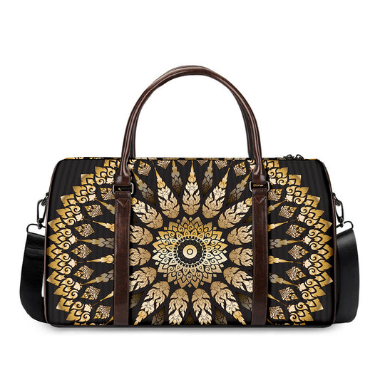 Thai Mandala Print Duffle Bag
