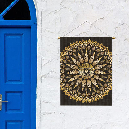 Thai Mandala Print Garden Flag