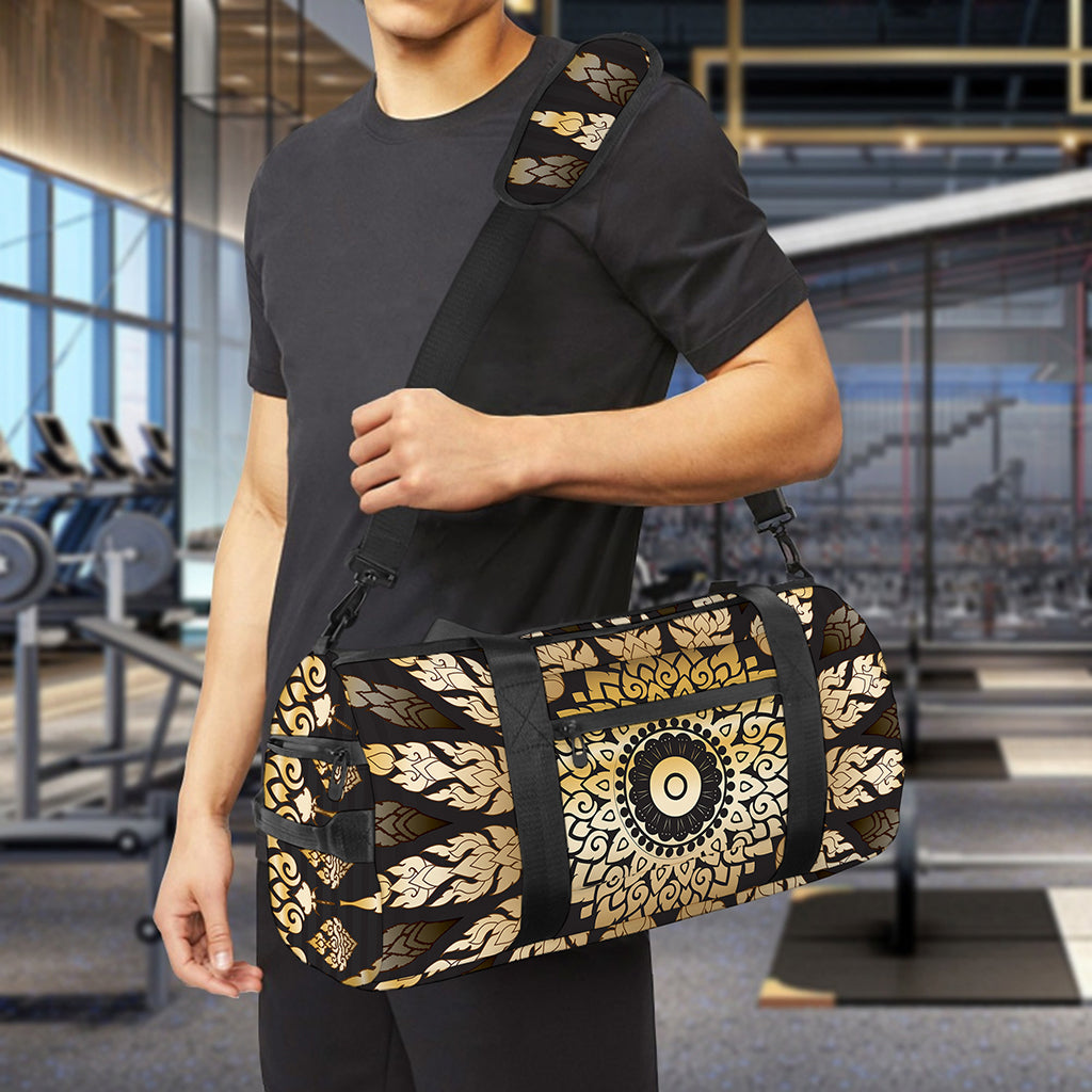 Thai Mandala Print Gym Bag