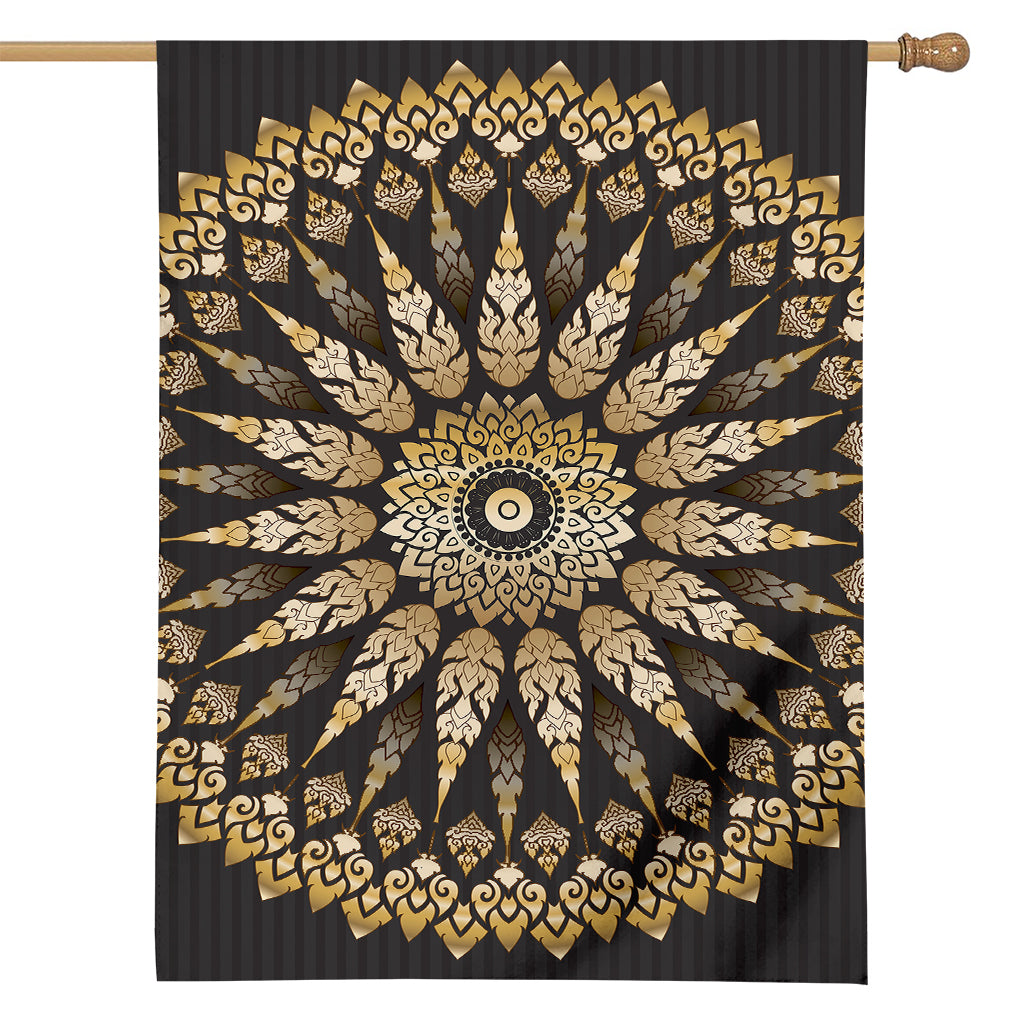 Thai Mandala Print House Flag