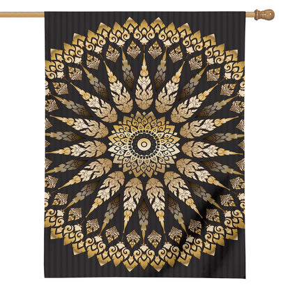 Thai Mandala Print House Flag