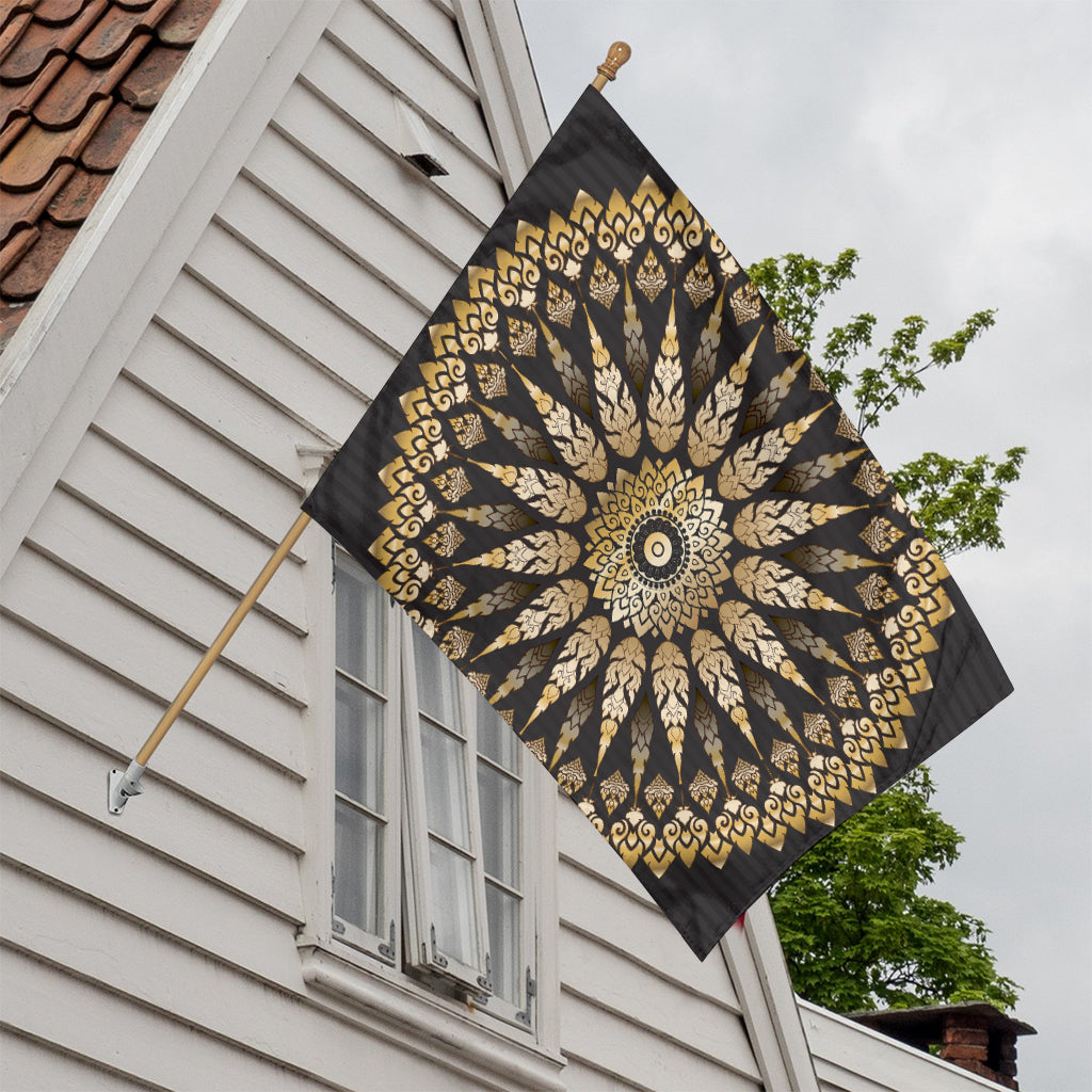 Thai Mandala Print House Flag