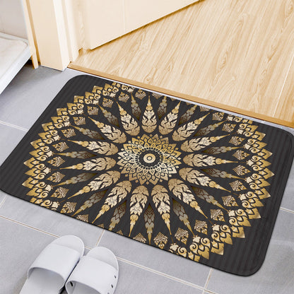 Thai Mandala Print Indoor Door Mat