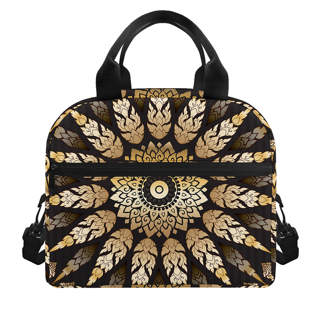Thai Mandala Print Insulated Lunch Bag