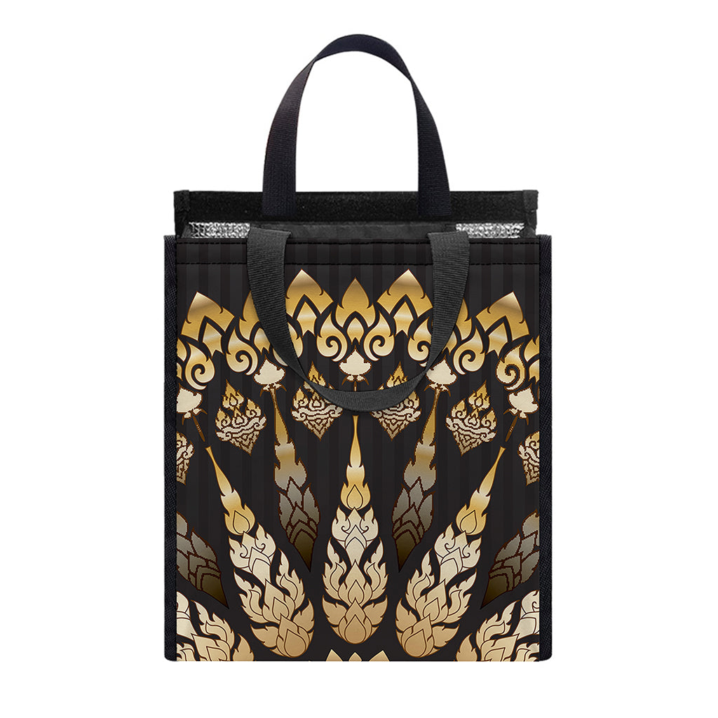 Thai Mandala Print Insulated Lunch Tote