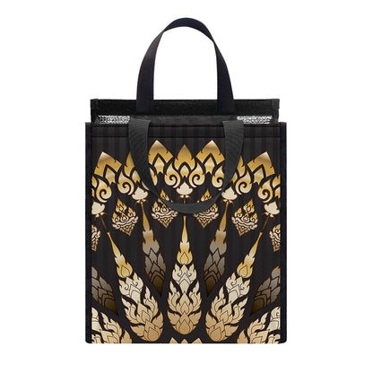 Thai Mandala Print Insulated Lunch Tote