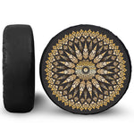 Thai Mandala Print Leather Spare Tire Cover