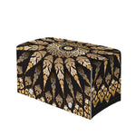 Thai Mandala Print Leather Tissue Box Cover