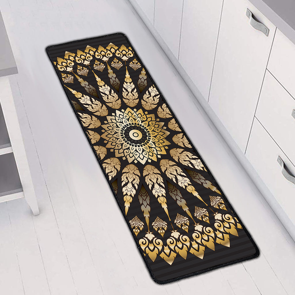 Thai Mandala Print Long Kitchen Mat