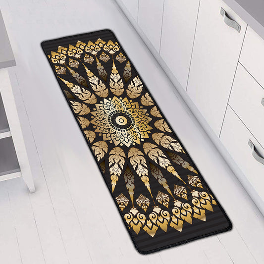 Thai Mandala Print Long Kitchen Mat