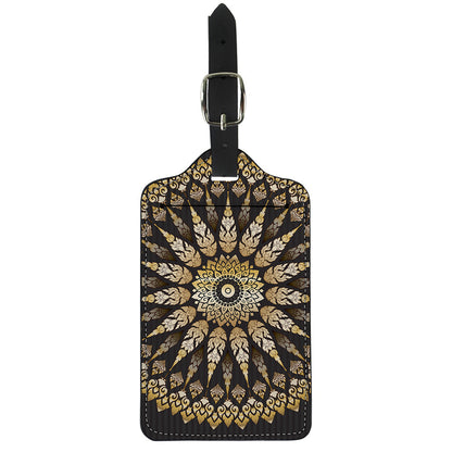 Thai Mandala Print Luggage Tag