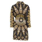 Thai Mandala Print Men's Bathrobe