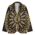 Thai Mandala Print Men's Blazer