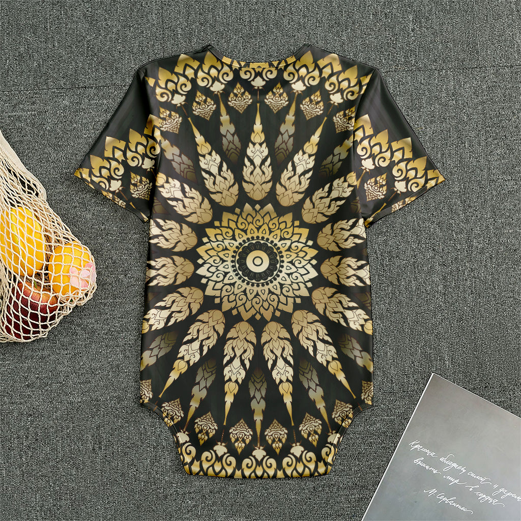 Thai Mandala Print Men's Bodysuit
