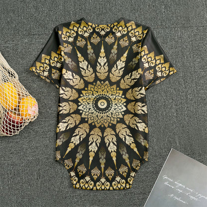 Thai Mandala Print Men's Bodysuit