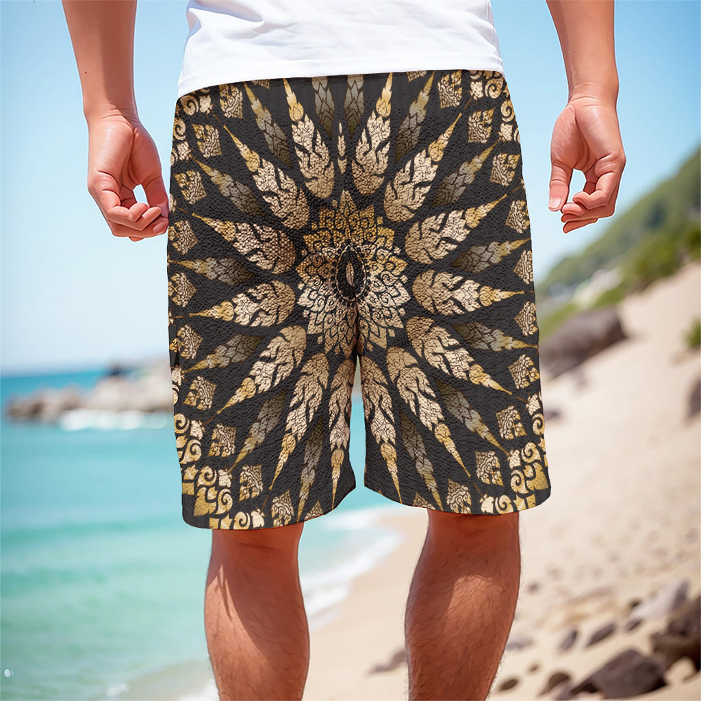 Thai Mandala Print Men's Cargo Shorts