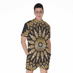 Thai Mandala Print Men's Rompers