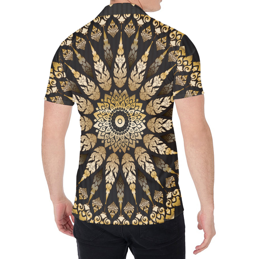 Thai Mandala Print Men's Shirt