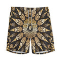 Thai Mandala Print Men's Athletic Shorts