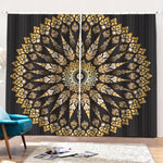 Thai Mandala Print Pencil Pleat Curtains