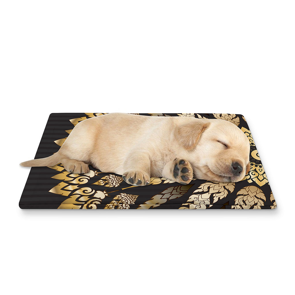 Thai Mandala Print Pet Cooling Mat Cover